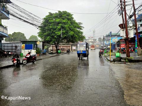 कोशी प्रदेशमा आज भारी वर्षाको सम्भावना