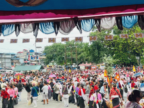 भानुचोकमा साकेला उभौलीको राैनक [फोटो फिचर]