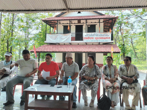 उभौली साकेलामा कोशी खारेजी माग र सुम्निमा  पारुहाङ प्रतिमा निर्माण अभियान 
