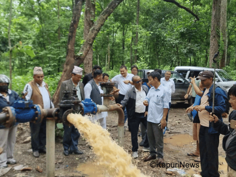 प्रदेश सरकारले गरेको ३ वटा डिपबोरिङ बोर्डले तत्काल जिम्मा लिदैनः नगर प्रमुख हर्क साम्पाङ 