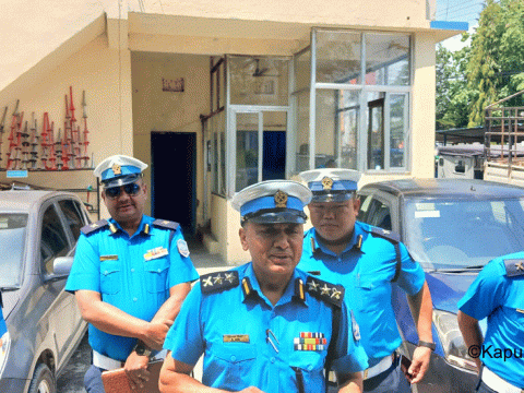 ट्राफिक प्रहरीले नियन्त्रणमा लियो चार वटा चोरीका गाडी 